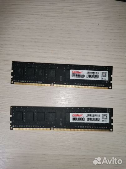 Оперативная память Kingspec ddr3 8gb 2x4gb