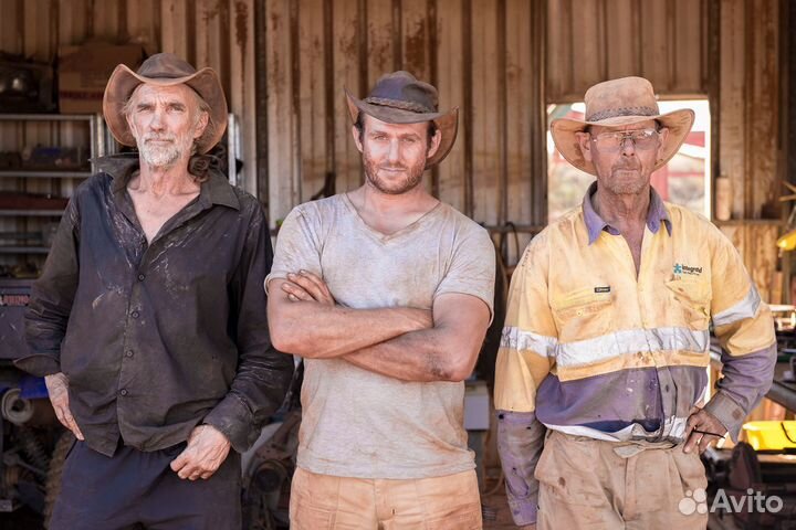 Кожаная шляпа из кенгуру оригинал Австралия