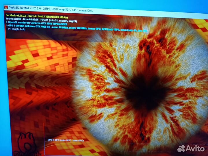 Китайская копия gtx 1050 ti