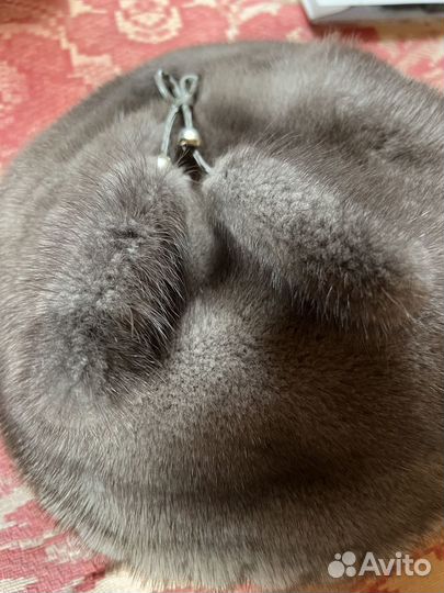 Шапка норковая женская