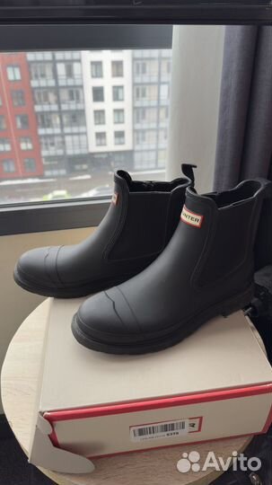 Hunter ботинки мужские челси