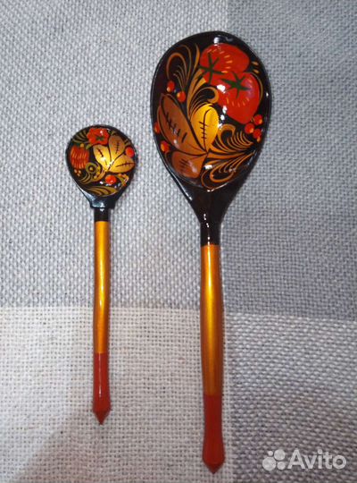 Ложки-русские народные, дерево