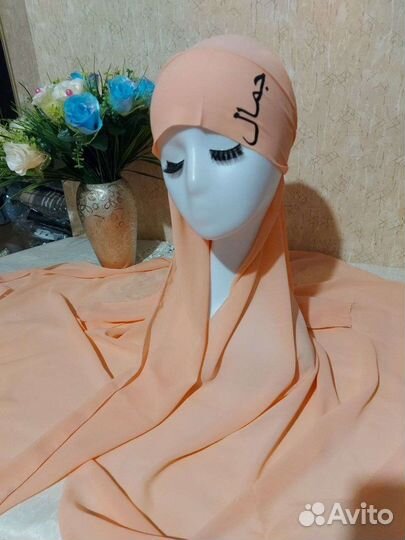 Хиджаб. Шарф шифон. Мусульманская одежда
