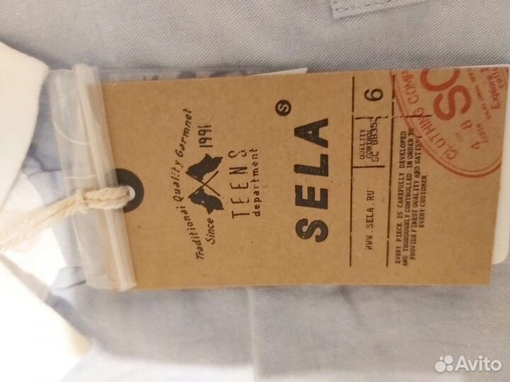 Новая рубашка для мальчика Sela 116