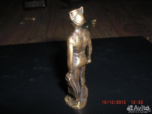 Фигурка бронза водолаз - подводный охотник