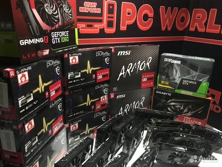 Видеокарта RX 470-560-570-580-GTX 1660 super