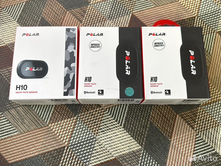 Датчик пульса polar h10, camo, xs