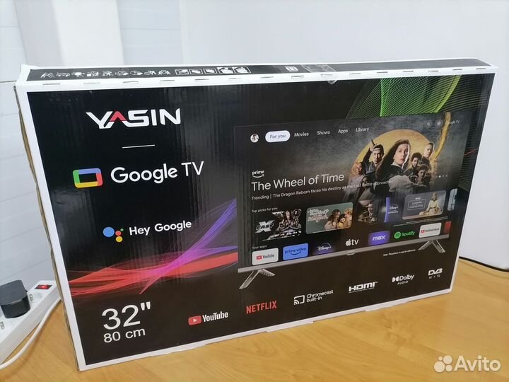 Телевизор SMART tv 32 Yasin +гарантия