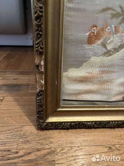 Панно из шелка