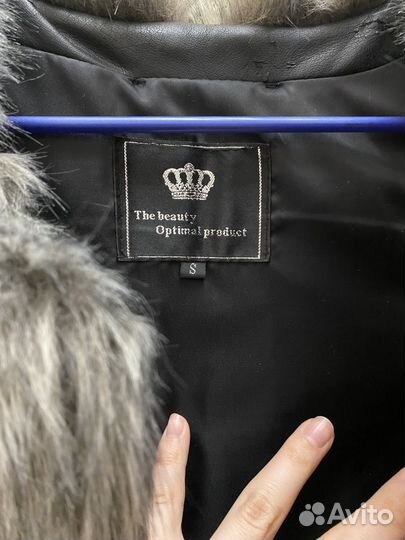 Меховая жилетка