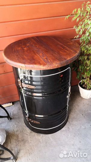Бочка бар, стол для шашлыка, место для хранения