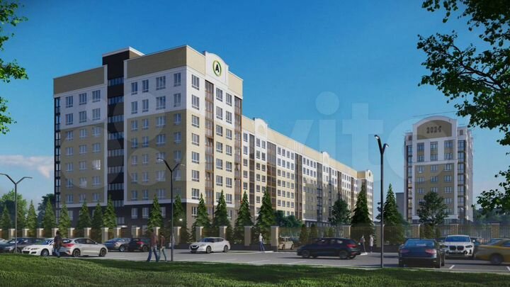 2-к. квартира, 59,7 м², 9/9 эт.