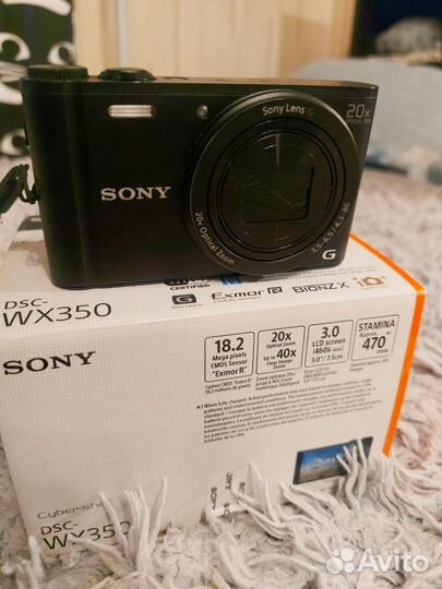 Фотоаппарат Sony DSC-WX350 нерабочий