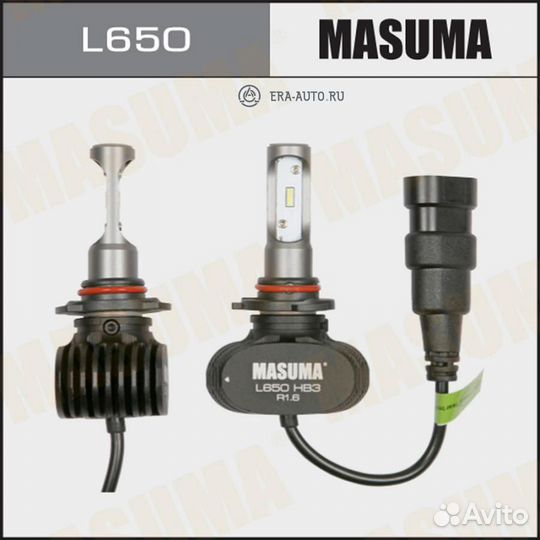 Masuma L650 Лампы HB3 6000K 4000Lm P20d LED к-т 2ш