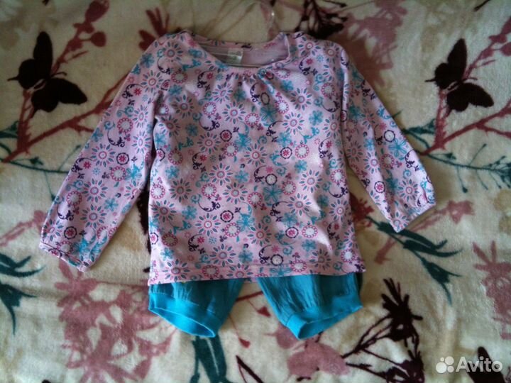 Летние комплекты новые Размеры 86, 92, 98