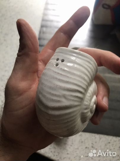 Керамика Соль, перец, блюдце (солонка и перечница)