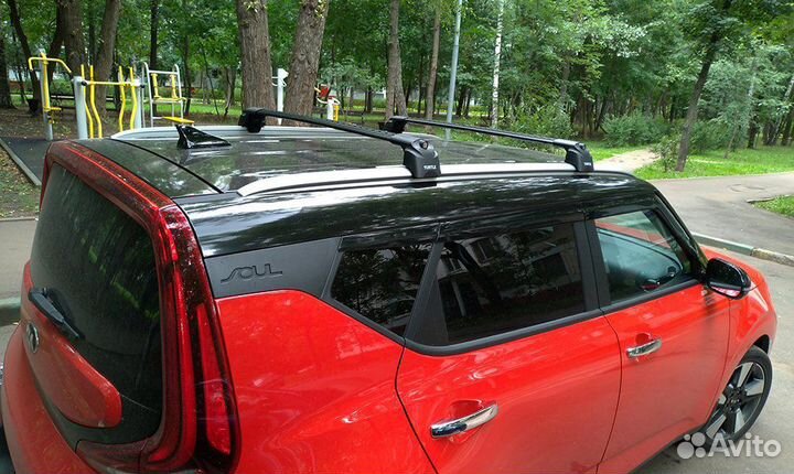 Багажник Turtle AIR 2 на интегрированный рейлинг