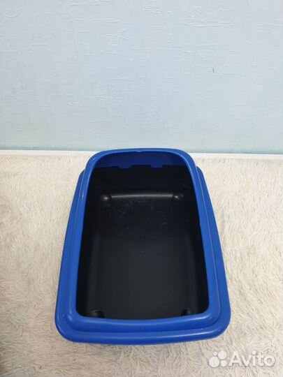 Туалет лоток для кошек с высоким бортом
