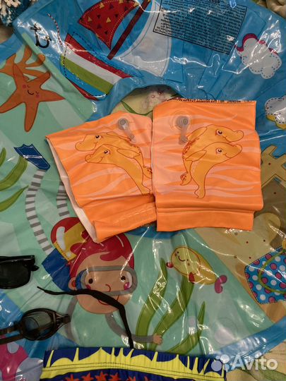 Комплект кросы сабо плавки для пляжа