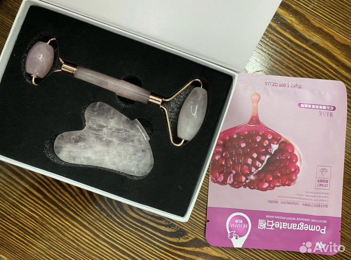 Набор Гуаша роллер и скребок