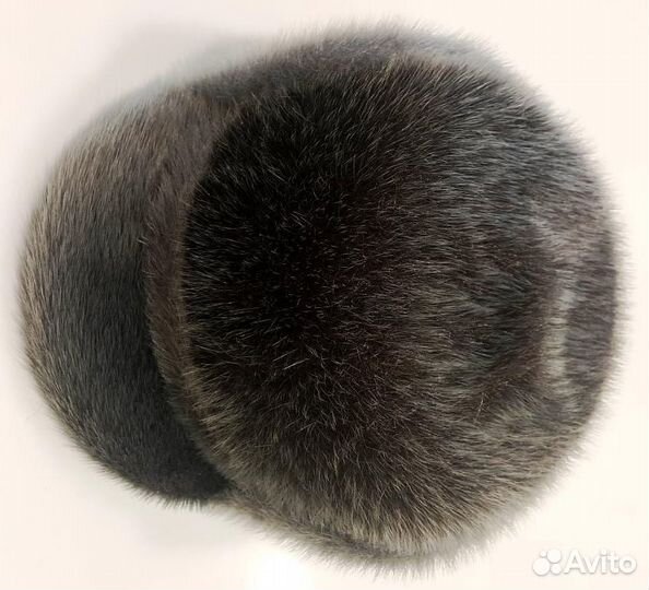 Шапка мужская из меха нутрии и шарф в подарок