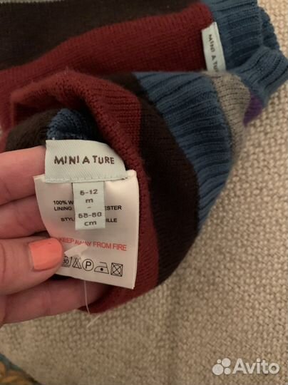 Шапка шлем для мальчика