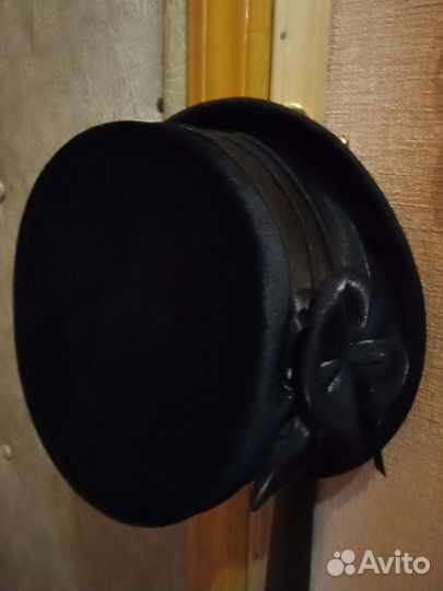 Шляпа женская черная