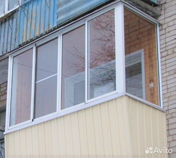Балконная рама алюминий