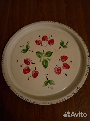 Поднос эмалированный