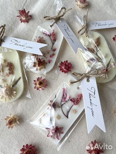 Свечи в подарок из соевого воска