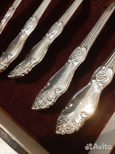 Набор столовых приборов мельхиор СССР