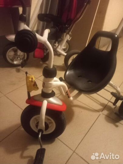 Детский велосипед с ручкой бу