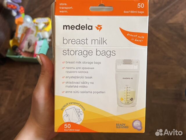 Пакеты для молока medela