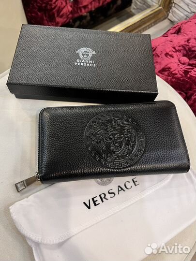 Портмоне мужское versace версаче