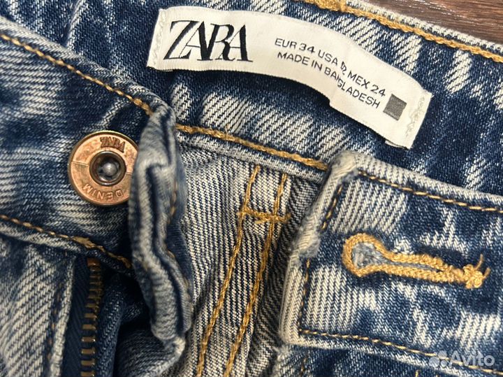 Джинсы zara женские 34