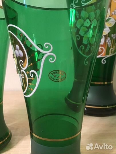 Кувшин и стаканы Чехия Богемия