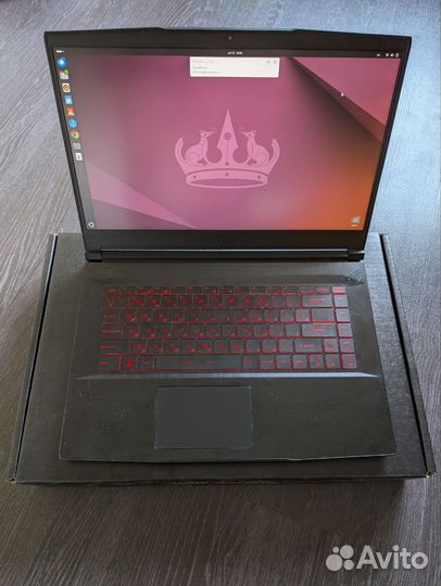 Ноутбук MSI GF63 Thin RTX 3050 / i7-11800H / 32 gb