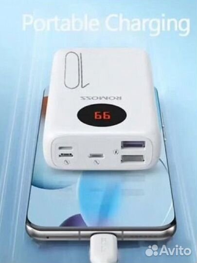 Внешний аккумулятор romoss на 10000mAh