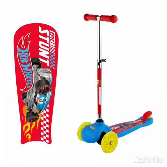 Самокат детский светящиеся колеса 1Toy