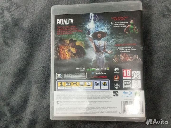 Диск Мортал комбат ps3