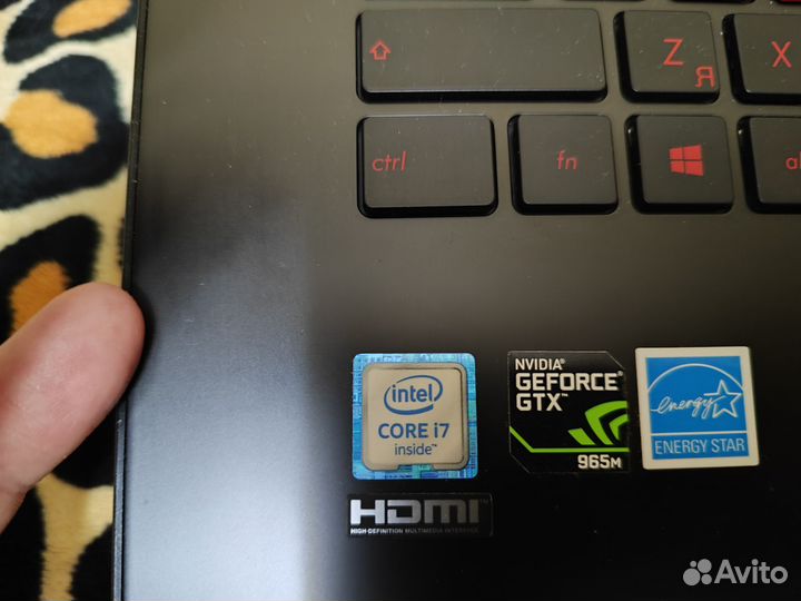 Игровой ноутбук asus Republic of Gamers GL752V