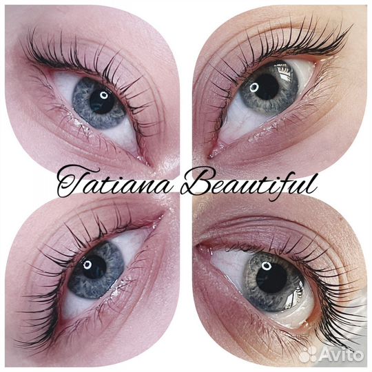 Ламинирование ресниц+окрашивание+botox / Брови