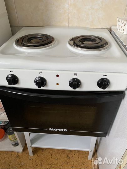 Плита электрическая бу с духовкой 2 конфорки