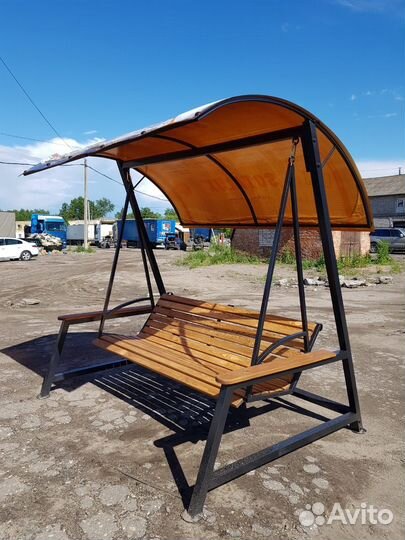 Качель с крышей и анатомическим сиденьем