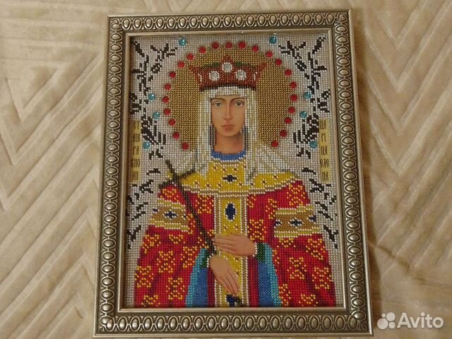 Икона из бисера