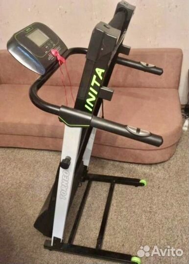 Электрическая беговая дорожка, складная, компактна