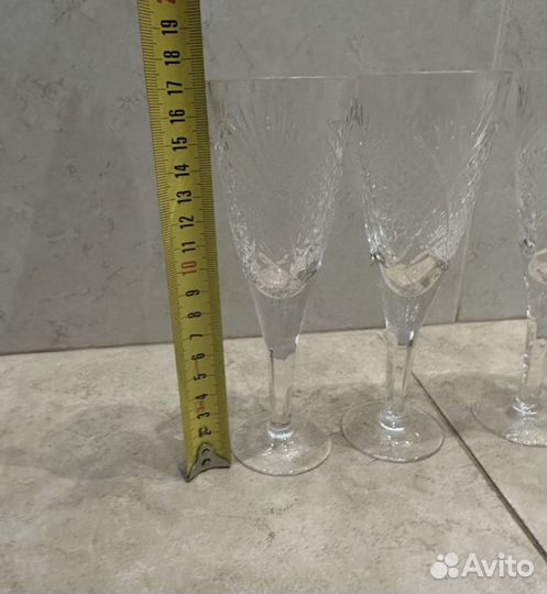Фужеры хрустальные СССР