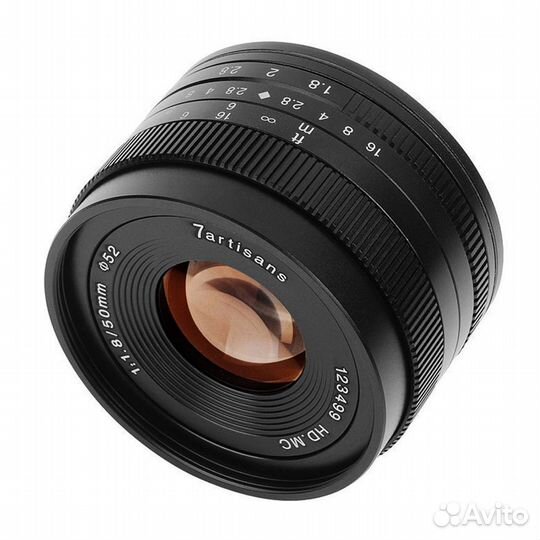 Объектив 7artisans 50mm F1.8 micro 4/3