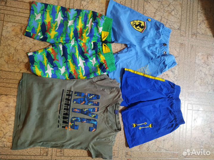Вещи пакетом на мальчика 122 128
