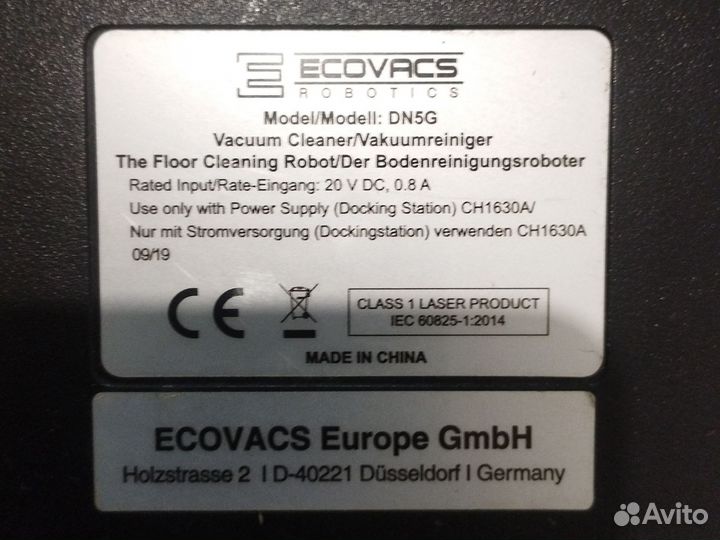 Робот пылесос deebot 900